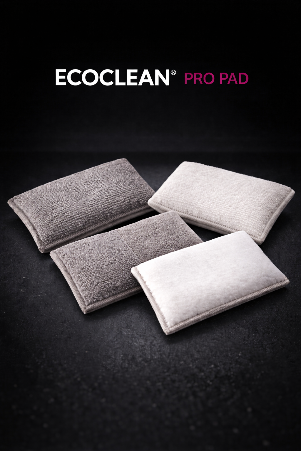 EcoClean® Pro Pad (Pack de 4) — Pads d'application professionnels